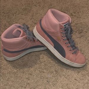 Puma high top shoes